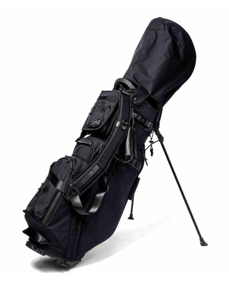 EXCLUCIVE BALLISTIC NYLON - CADDY BAG GOLF SERIES/BLACKエクスクルーシブバリスティックナイロン  キャディーバッグ ゴルフシリーズ