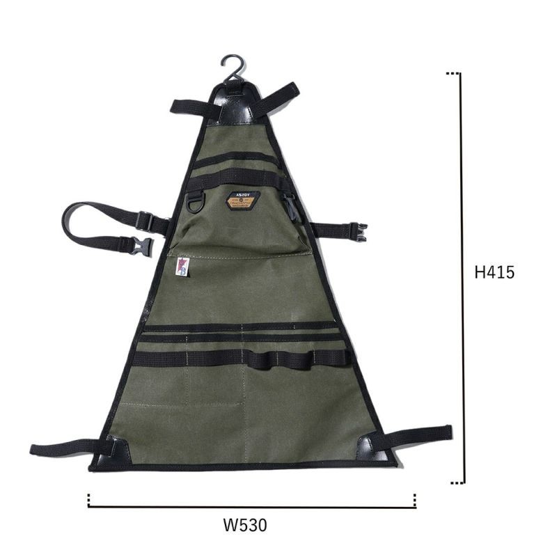AS2OV　FIRE PROOF HANGER RACK POCKET ALBERTON CANVAS SERIES