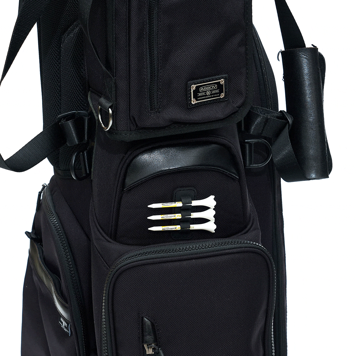 EXCLUSIVE BALLISTIC NYLON - CADDY BAG GOLF SERIES/BLACK EXCLUSIVE BALLISTIC NYLON - CADDY BAG GOLF SERIES/BLACK
