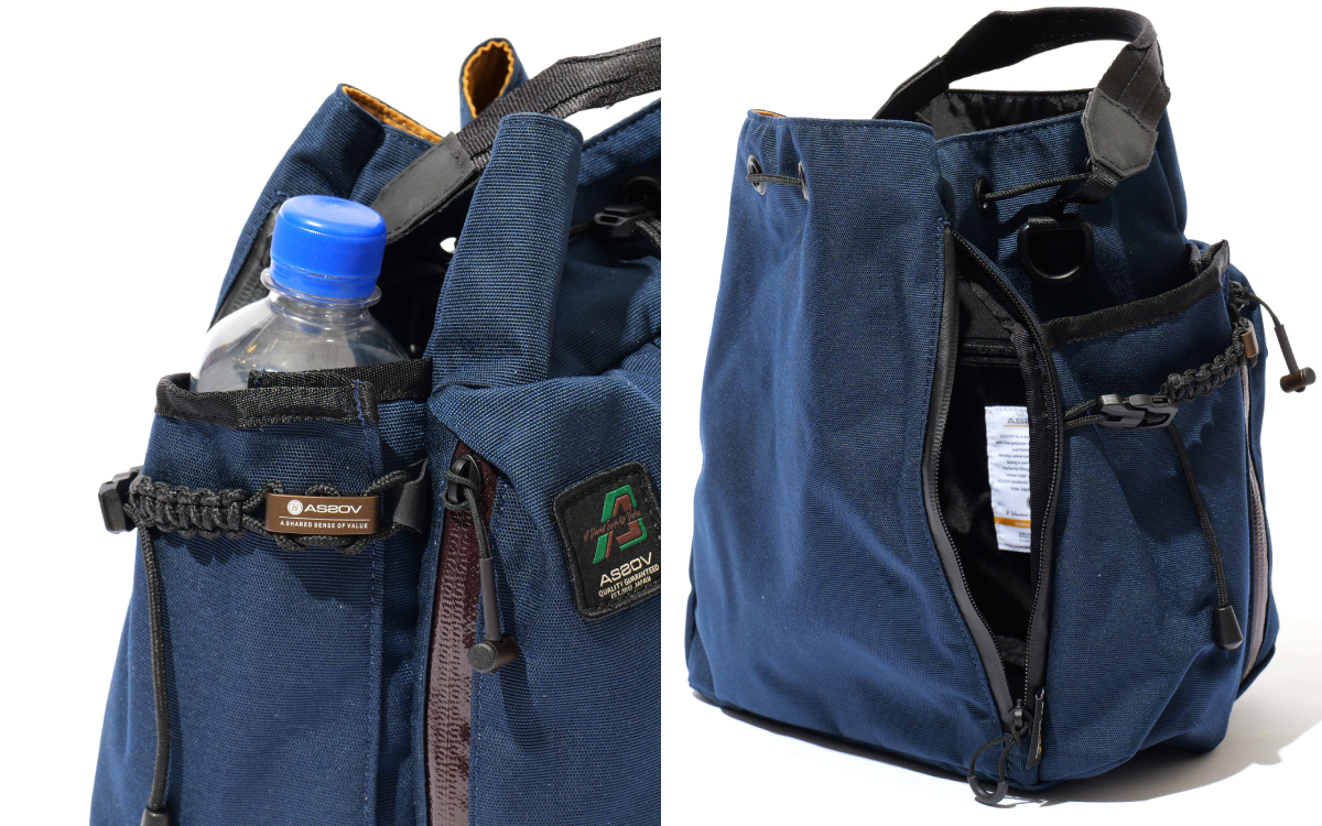 AS2OV WATER PROOF CORDURA 305D ROUND ZIP BACKPACK