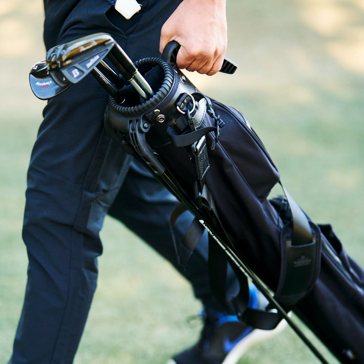 EXCLUCIVE BALLISTIC NYLON - SELF STAND BAG GOLF SERIES 