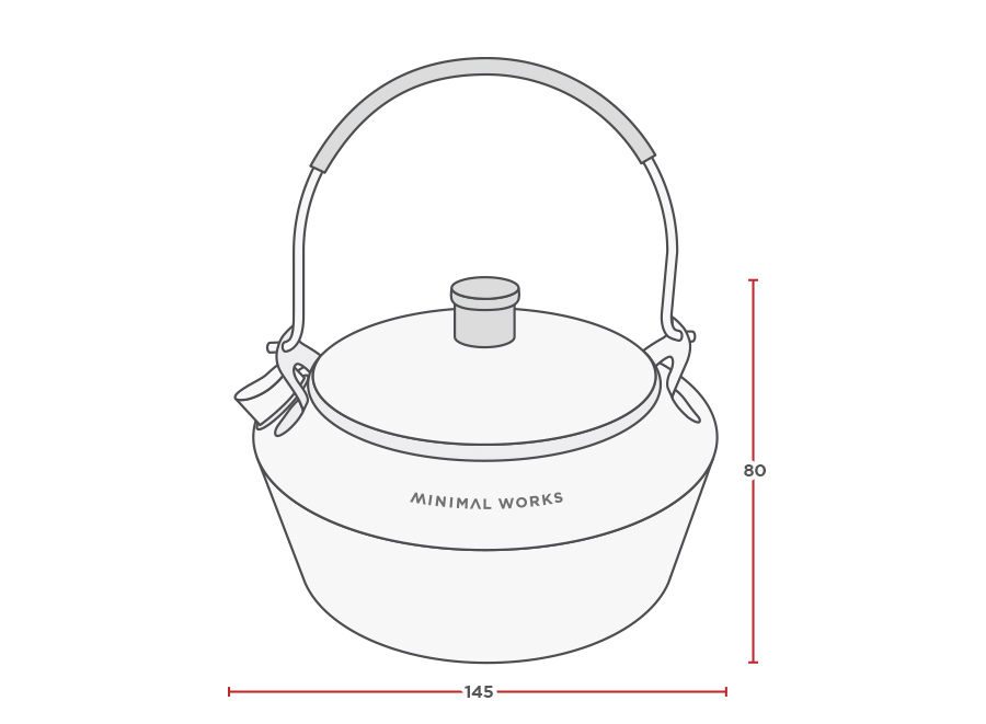 MINIMAL WORKS (ミニマルワークス) MINI KETTLE BOGLE/ ミニ ケトル