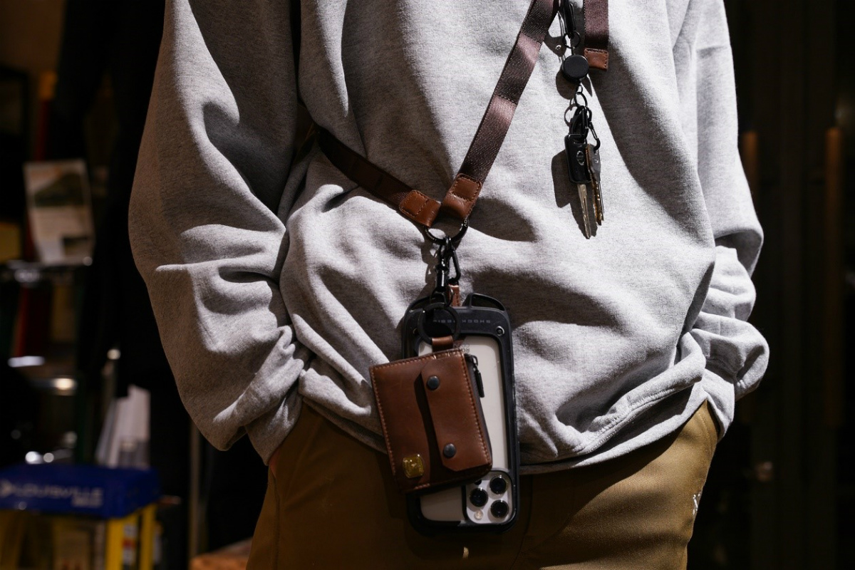 AS2OV アッソブHABIT SHOULDER SERIES WATER PROOF JES LEATHER PASS CASE パス