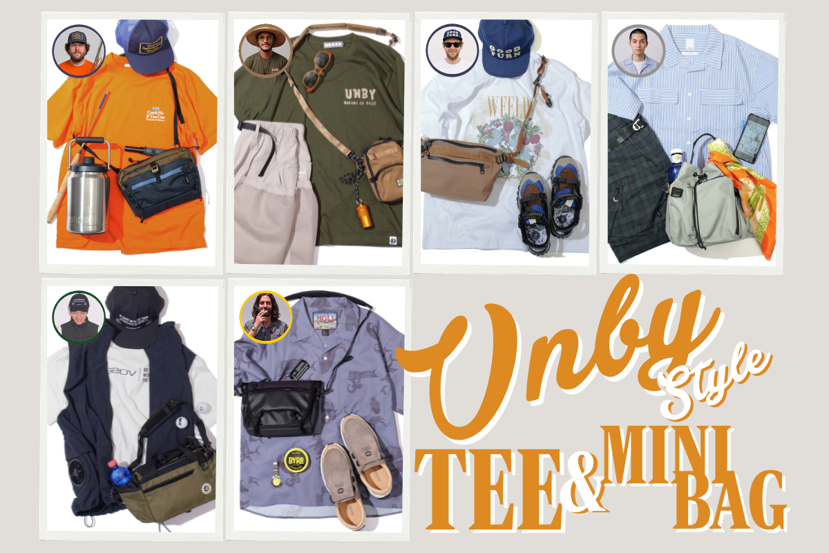 【UNBY的】TEE＆MINI BAG。
