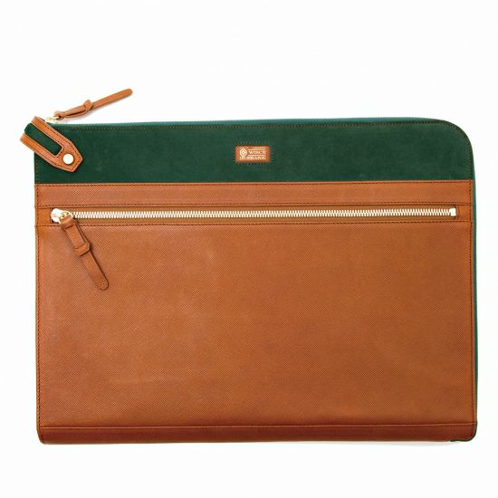 WISCE (ワイス) EMBOSSING LEATHER CLUTCH (L) -クラッチバッグ