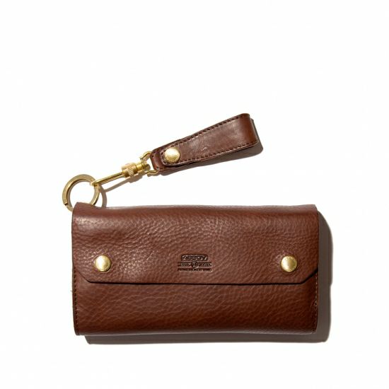 AS2OV OILED SHRINK LEATHER 長財布【未使用品】 AS2OV (アッソブ) OILED SHRINK LEATHER LONG WALLET / 長財布