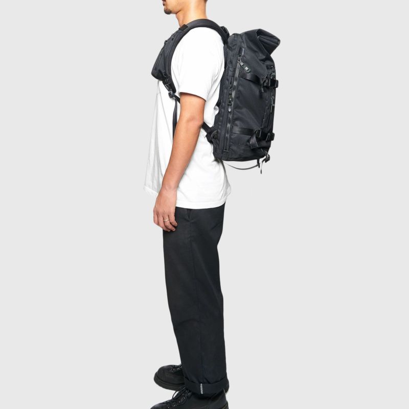 バッグ AS2OV CORDURA DOBBY 305D ROLL BACK PACK CORDURA DOBBY 305D BACK PACK/BLACKコーデュラドビー305D