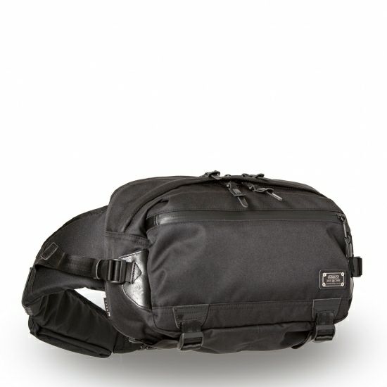 AS2OV (アッソブ) CORDURA DOBBY 305D WAIST BAG L BLACK / ウエスト 