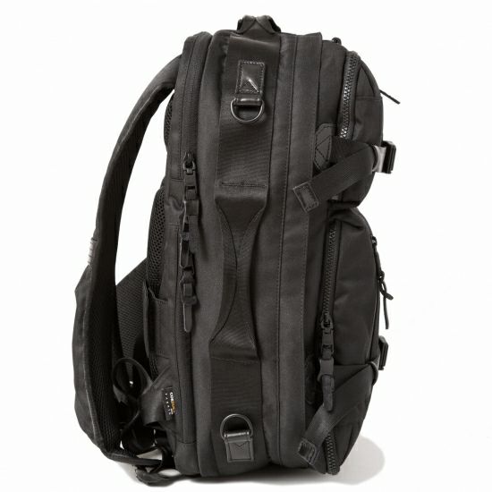 AS2OV (アッソブ) CORDURA DOBBY 305D 3WAY BACK PACK S BLACK 