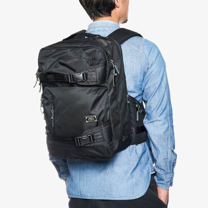 AS2OV (アッソブ) CORDURA DOBBY 305D 3WAY BACK PACK S BLACK