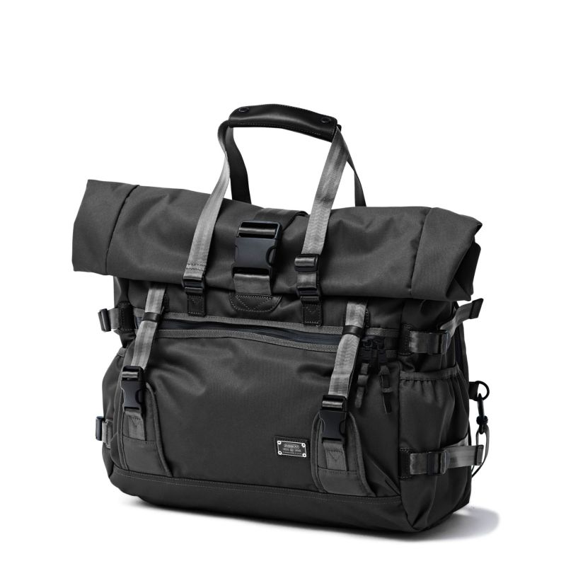 AS2OV (アッソブ) CORDURA DOBBY 305D 2WAY BAG BLACK / ショルダー