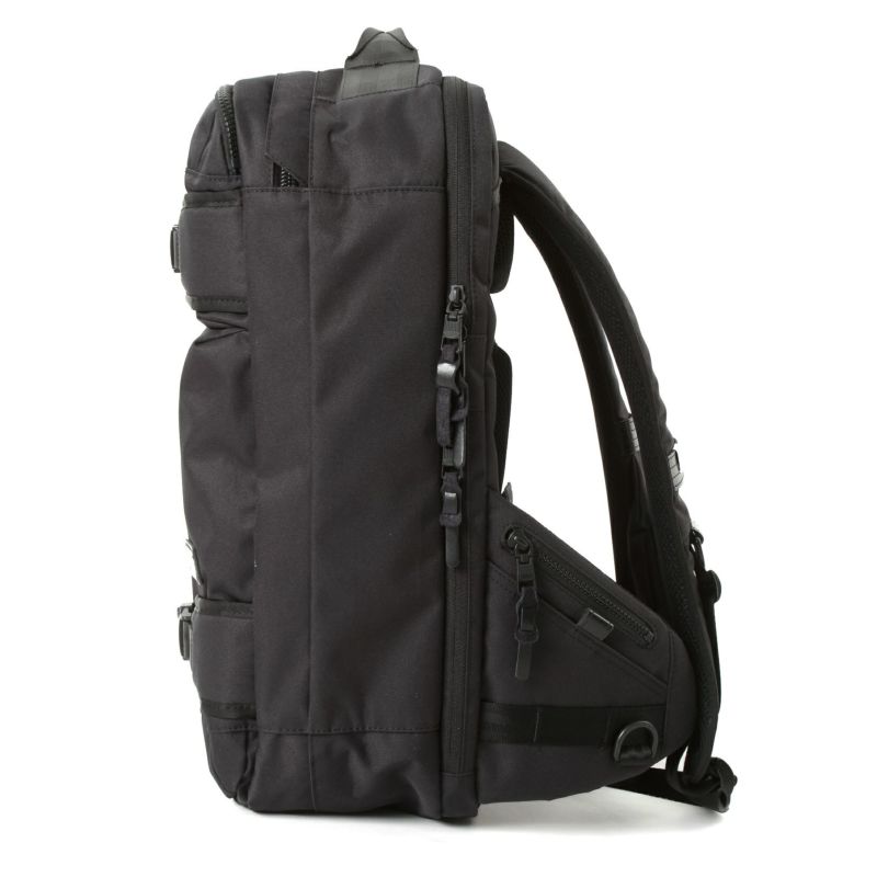 AS2OV (アッソブ) CORDURA DOBBY 305D 3WAY BACK PACK M BLACK 