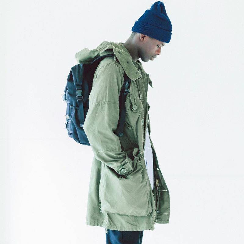 AS2OV (アッソブ) CORDURA DOBBY 305D S/D BACK PACK BLACK / 2WAY