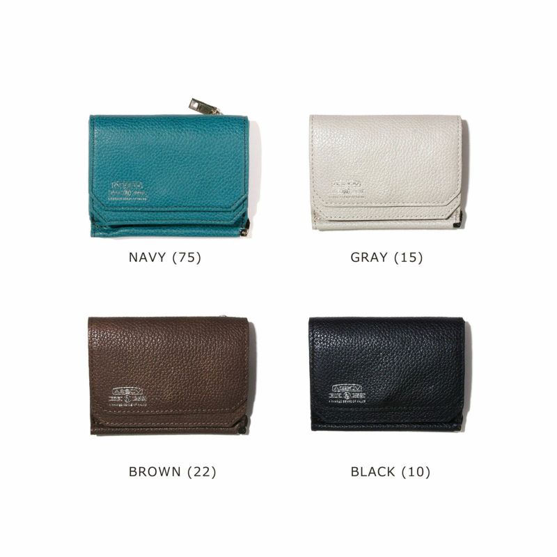 AS2OV (アッソブ) SHRINK LEATHER MOBILE WALLET MONEY CLIP