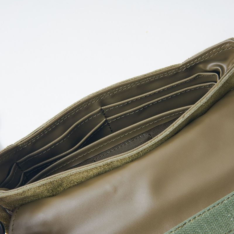 AS2OV (アッソブ) WATER PROOF SUEDE Sacoche Wallet / サコッシュ