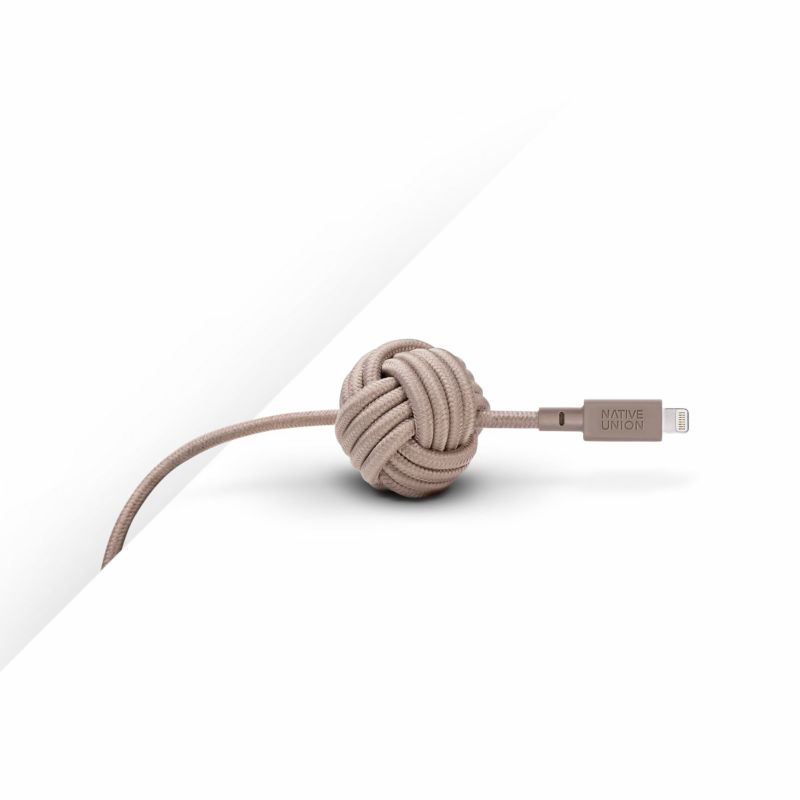 コード】 NATIVE UNION (ネイティブユニオン) NIGHT Cable USB-C to USB-A 高耐久 急速充電ケーブル  アンカーノット付き - Samsung Galaxy Z Flip3, Z Fold3, S21+, S21, Google Pixel 6,  iPad Pro 2018以降, iPad mini 2021, iPad Air