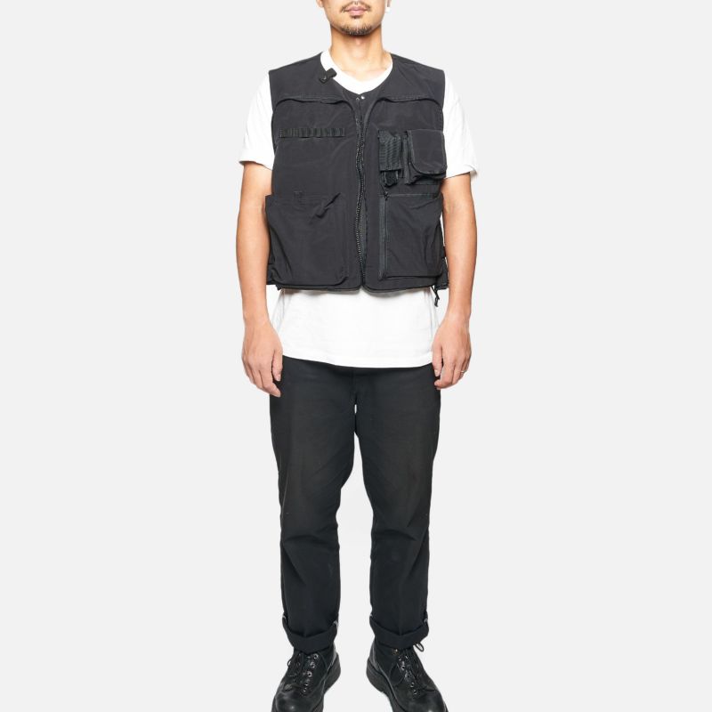 AS2OV (アッソブ) SHRINK NYLON CAMP VEST 2 / キャンプ ベスト