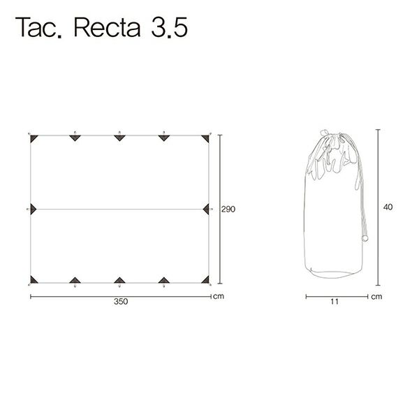 Helinox (ヘリノックス) タクティカル Tac. レクタ3.5タープ