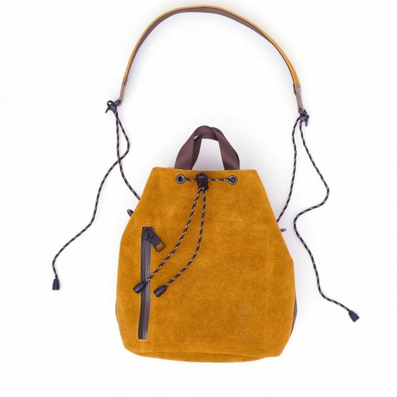 AS2OV (アッソブ) WATER PROOF SUEDE DRAWSTRING BAG