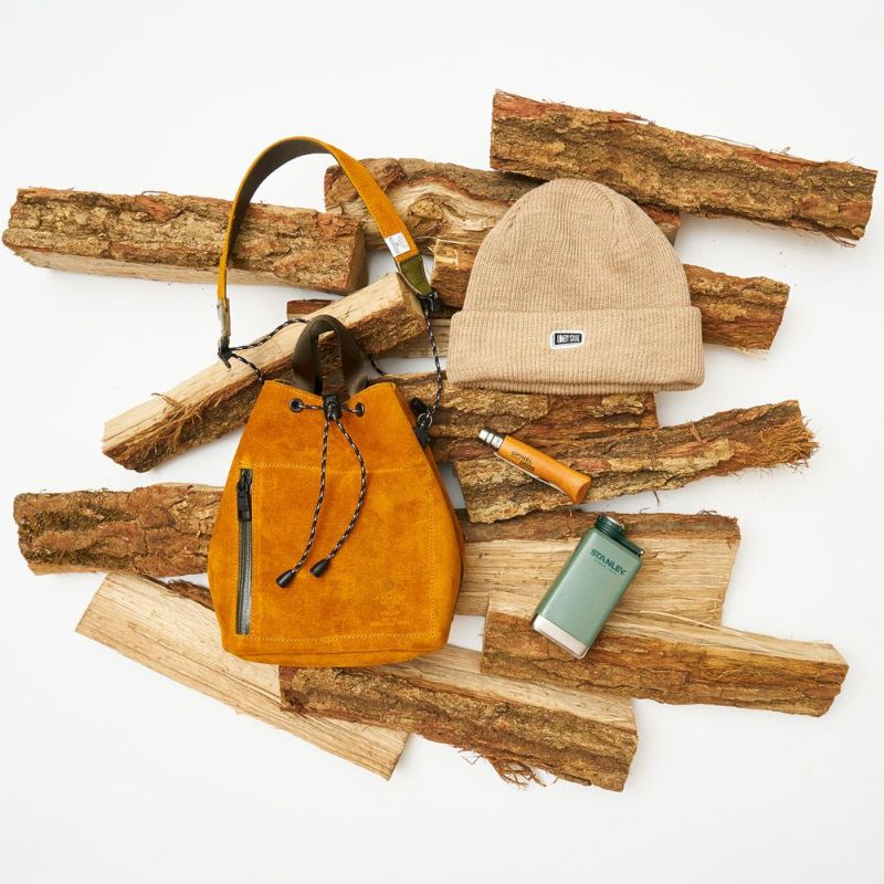 AS2OV (アッソブ) WATER PROOF SUEDE DRAWSTRING BAG / 巾着 バッグ