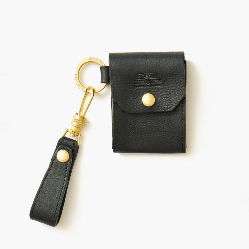 AS2OV (アッソブ) OILED SHRINK LEATHER COIN CASE / コイン