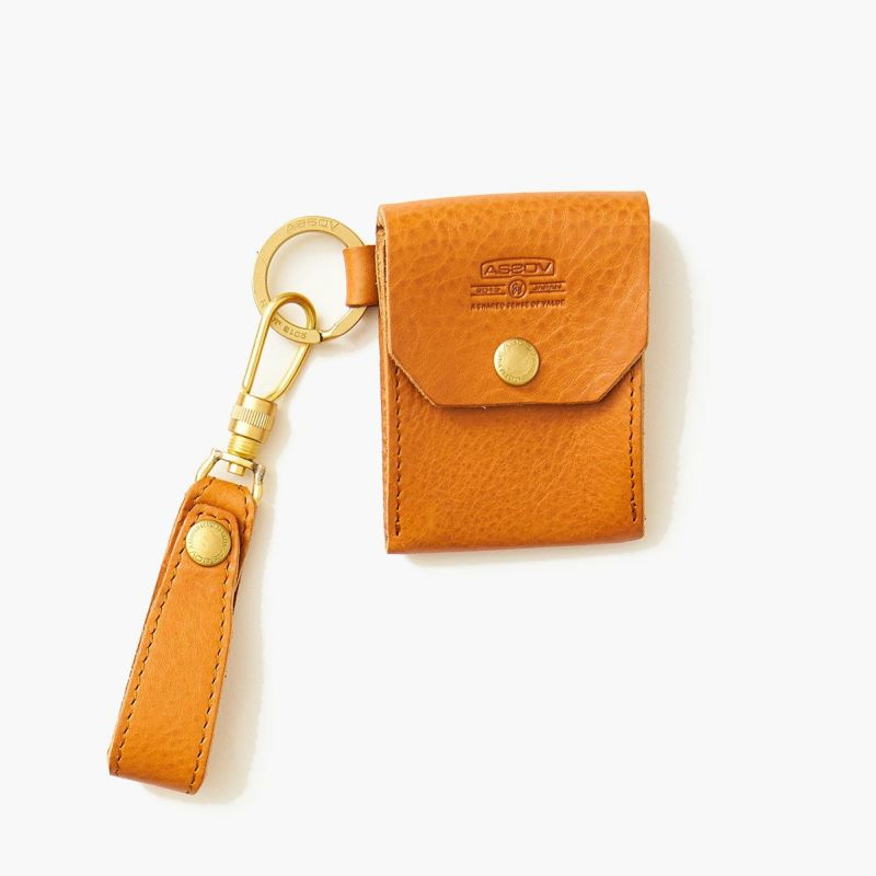 AS2OV (アッソブ) OILED SHRINK LEATHER COIN CASE / コイン