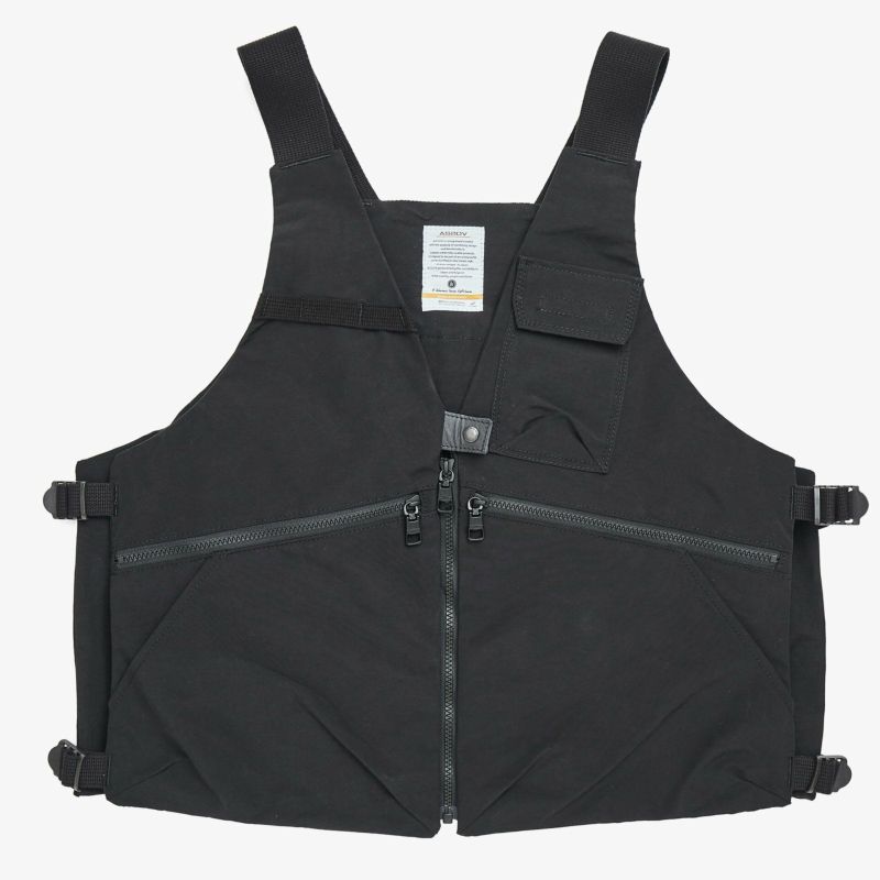 assovキャンプベスト AS2OV (アッソブ) SHRINK NYLON CAMP VEST 3 / キャンプ ベスト