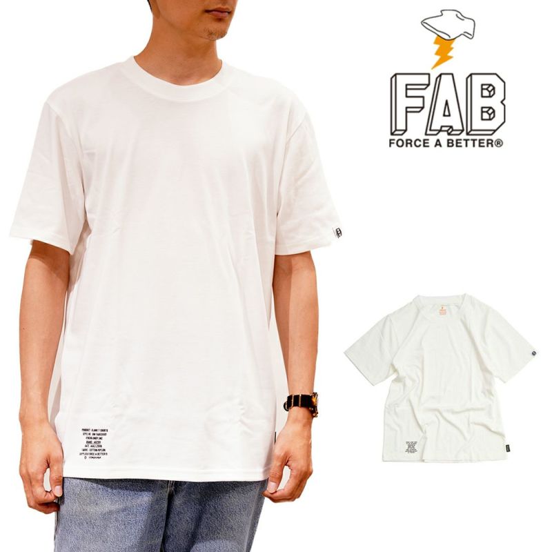 Force A Better フォースアベター Fab Unby Fab Cordura T Shirt White Tシャツ バッグ ファッション バッグ アウトドア キャンプ用品のunby Online Store