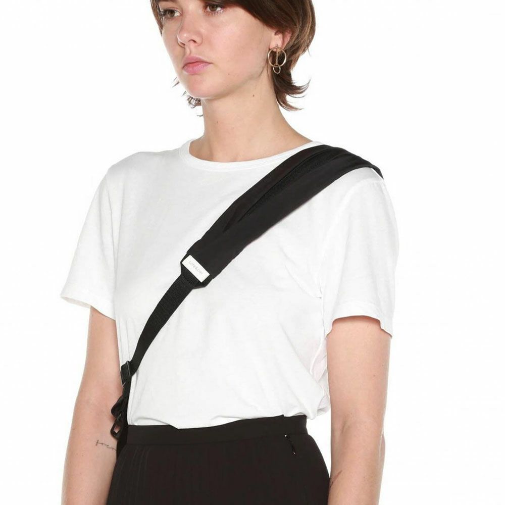 cote&ciel コートエシエル Adda Smooth-Black ショルダー ボディバッグ