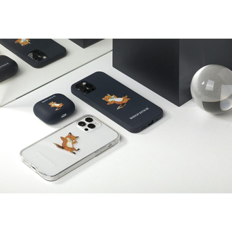 ★新品★Maison KITSUNE iphone12ケース MAISON KITSUNE' - メゾンキツネ CHILLAX FOX iPhone12/12Pro