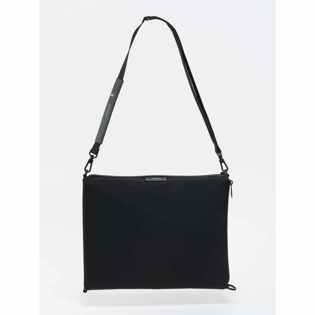 cote&ciel コートエシエル Inn L Sleek-Black サコッシュ ショルダー 