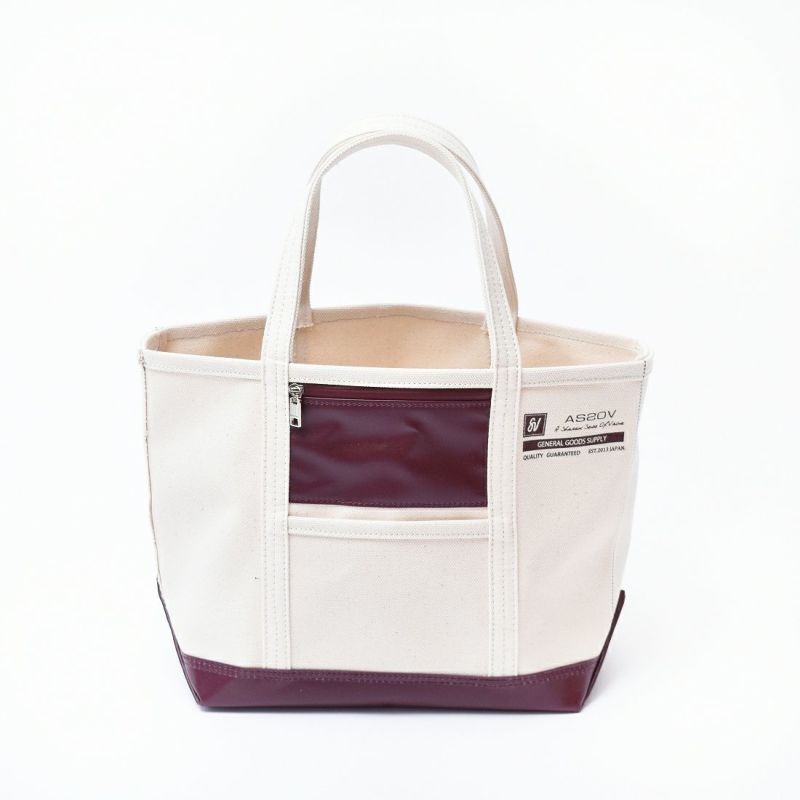 AS2OV (アッソブ) ALBERTON CANVAS TOTE SSサイズ