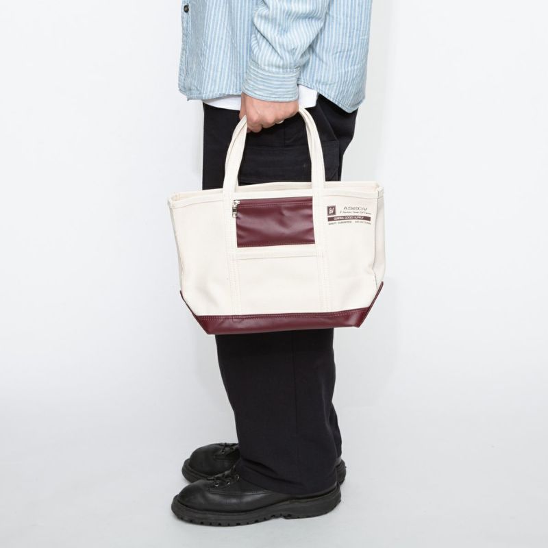 AS2OV (アッソブ) ALBERTON CANVAS TOTE SSサイズ / アルバート