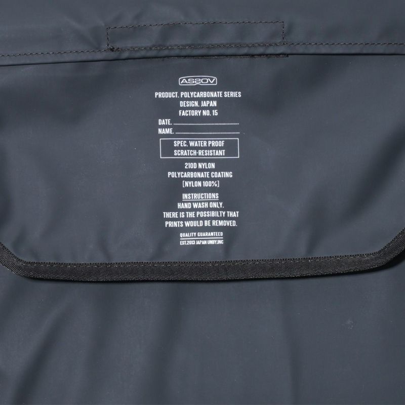 AS2OV NYLON POLYCARBONATE GROUND SEAT グラウンドシート