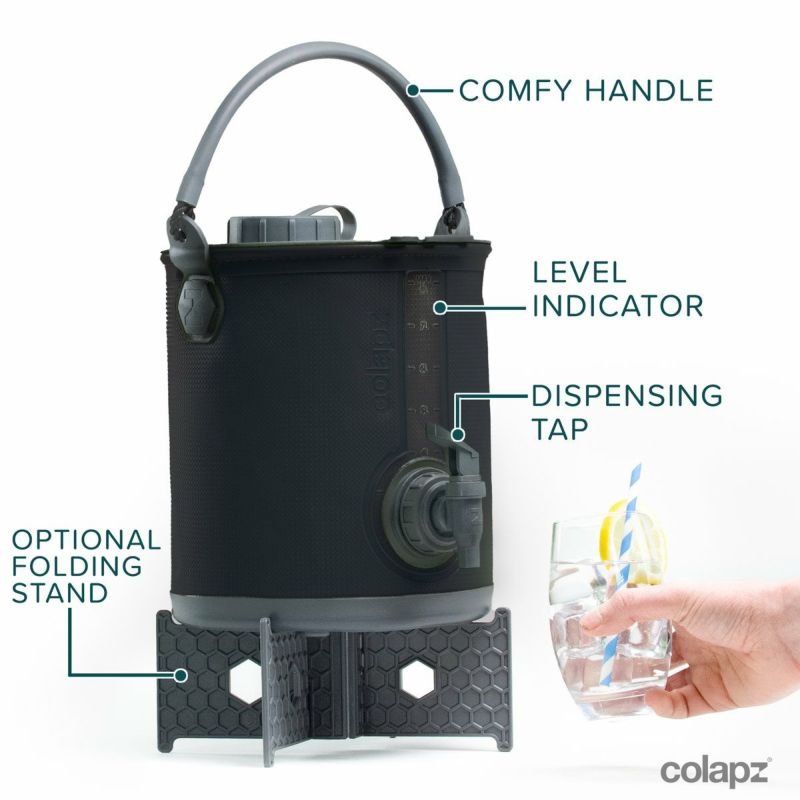 COLAPZ コラプズ 2in1 Water Carrier&Bucket 折り畳み ジャグ 