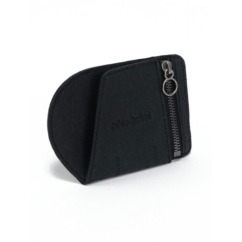 cote&ciel コートエシエル Zippered Coin Purse Eco Leather 財布