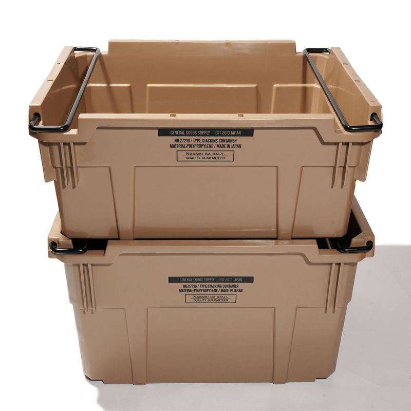 AS2OV アッソブ スタッキング コンテナ 38L  2個　天板セット AS2OV アッソブ STACKING CONTAINER スタッキング コンテナ 38L