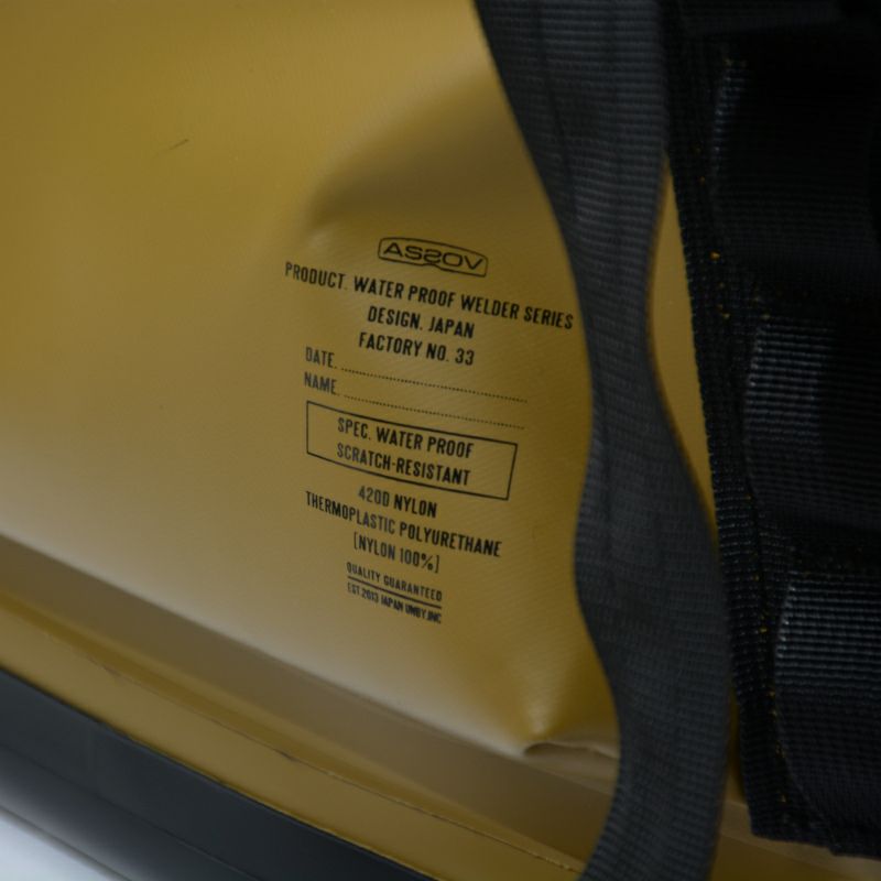 アッソブ AS2OV 420D TPU WELDER ソフト クーラー バッグ 35L #ベージュ 422200-20 - キャンプ、アウトドア用品