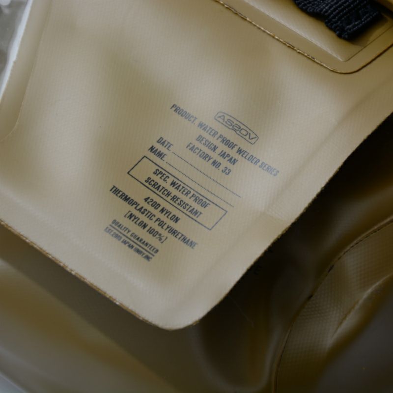 AS2OV アッソブ TPU WELDER SOFT SACOCHE サコッシュ 420D TPU
