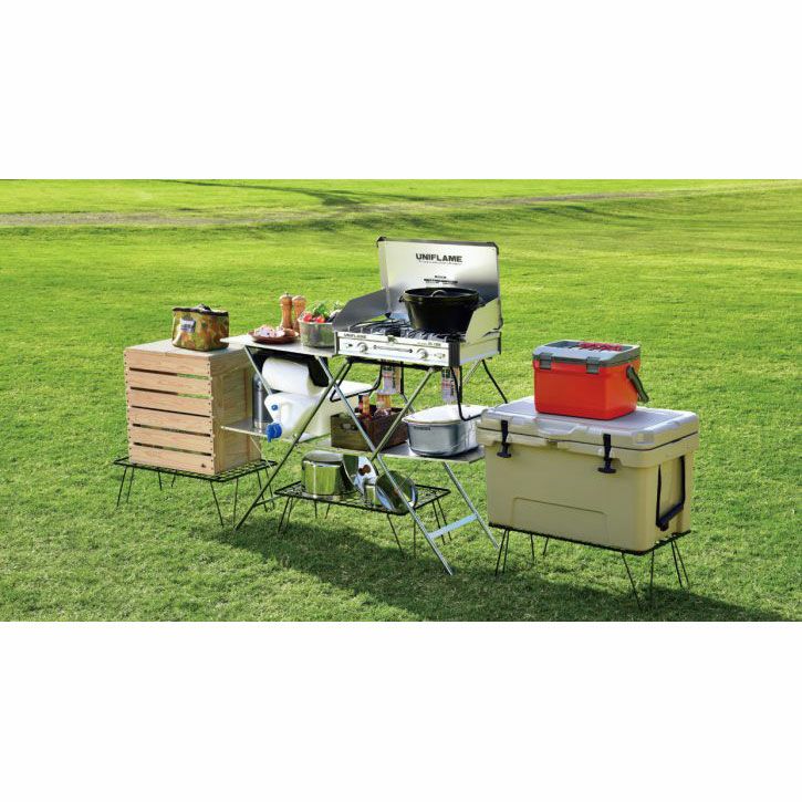 ユニフレーム（UNIFLAME）キッチンスタンドIII 611715 UNIFLAME ユニフレーム キッチンスタンドIII | アウトドア・キャンプ