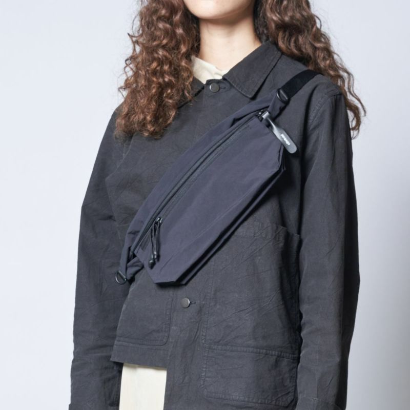 cote&ciel コートエシエル, ADDA PLUS KOMATSU ONIBEGIE NYLON BLACK アダ ショルダ―バッグ 斜め掛け