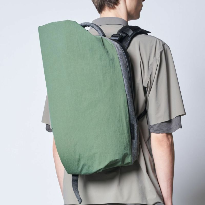 cote&ciel コートエシエル, ISAR M KOMATSU ONIBEGIE NYLON GREEN イザール リュック