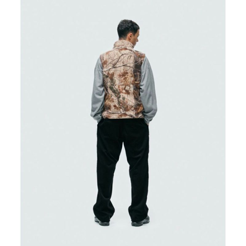 wild things ワイルドシングス SCHOTT FLEECE VEST CAMO ショットフリースベスト カモ