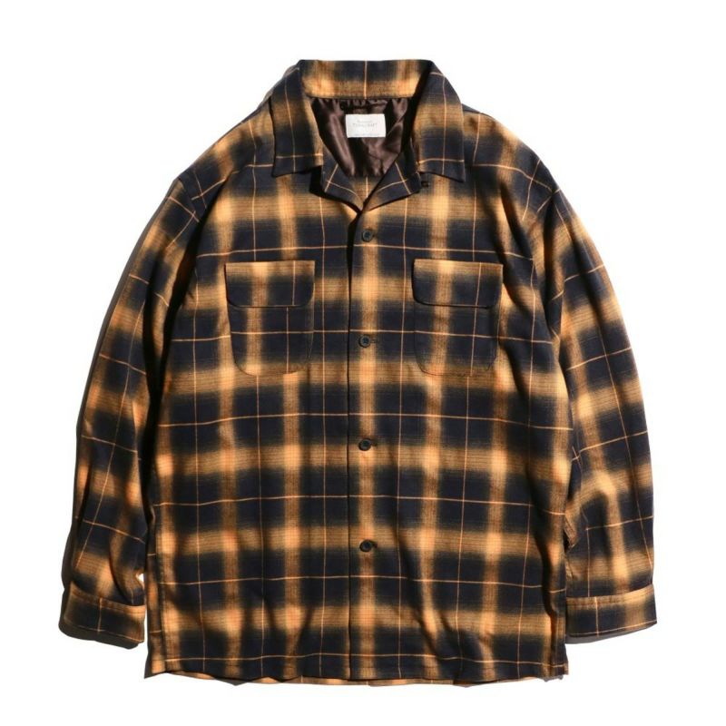 towncraft タウンクラフト OMBRE W-FLAP 50S SHIRTS オンブレチェック