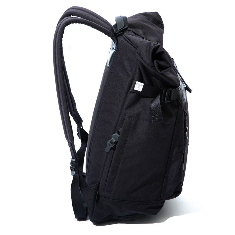 AS2OV (アッソブ) UNBY STORE別注 FINETEX ROLL BACKPACK-BK | バッグ