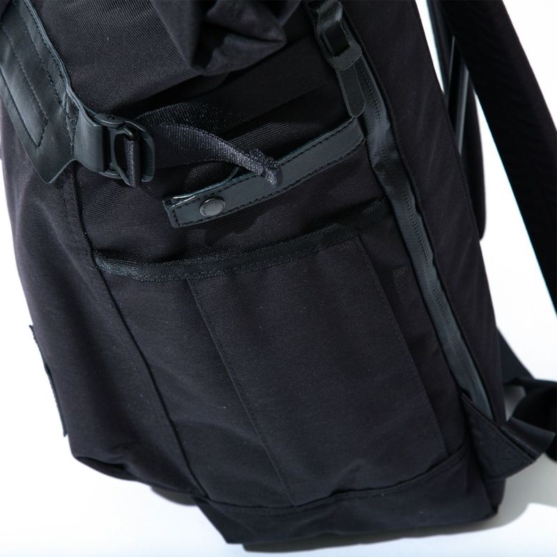 AS2OV (アッソブ) UNBY STORE別注 FINETEX ROLL BACKPACK-BK | バッグ 