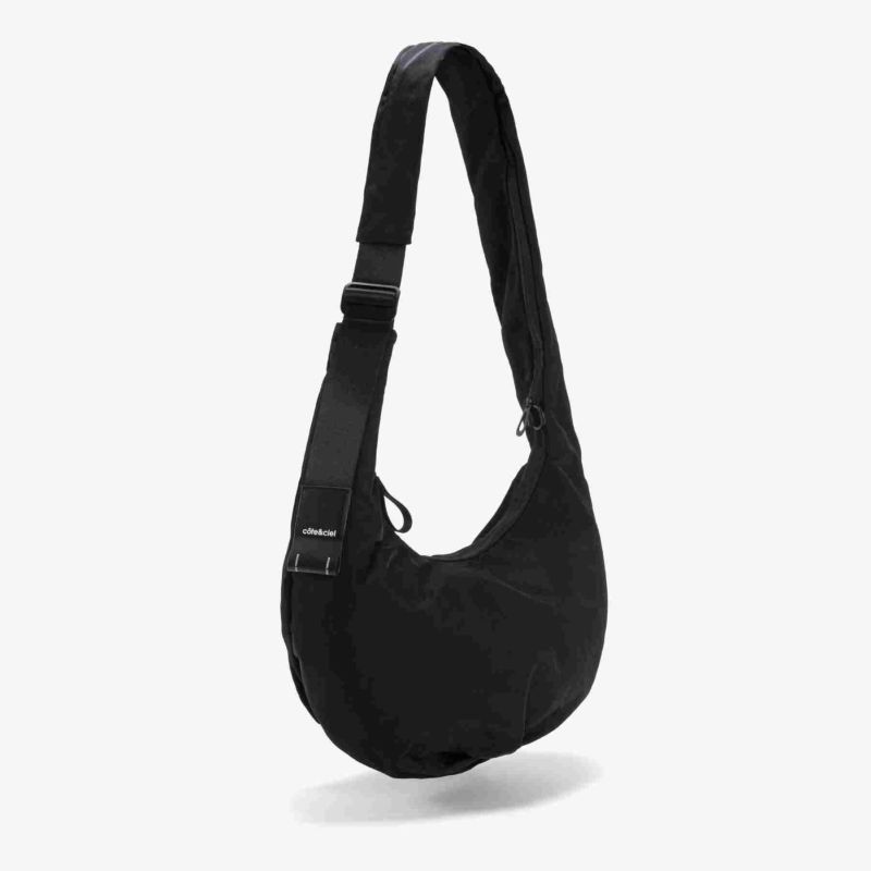 cote&ciel コートエシエルHYCO S SMOOTH BLACK ショルダーバッグ