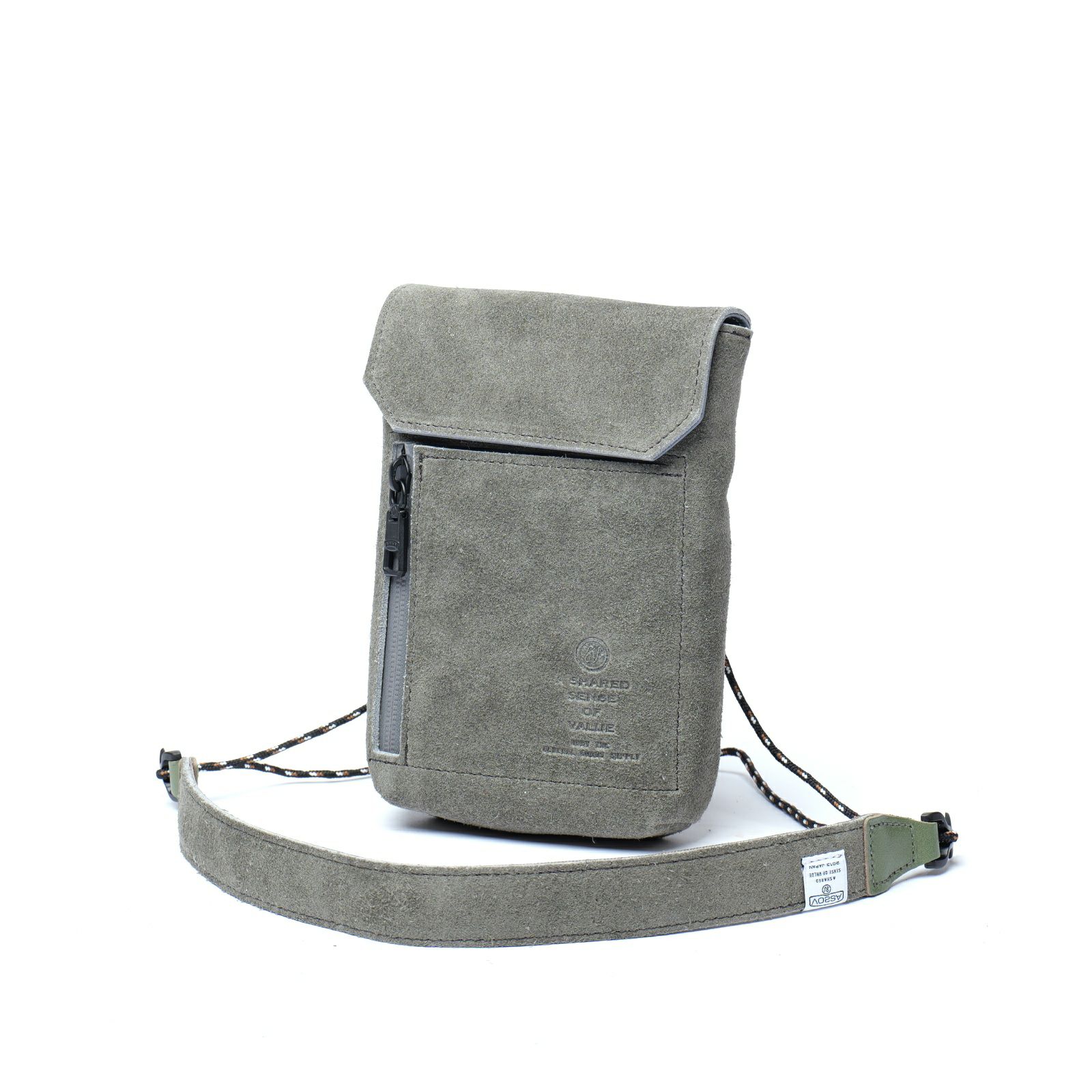 AS2OV (アッソブ) WATER PROOF SUEDE MINI SHOULDER / ミニショルダー 
