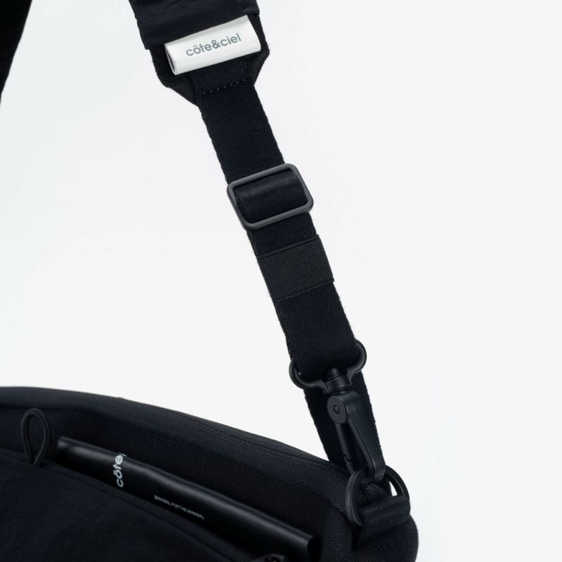 cote&ciel コートエシエルOrne Smooth Black - Sage Green | バッグ