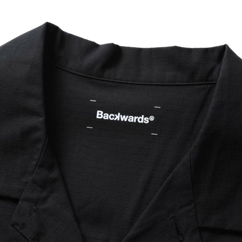 AS2OV×Backwards別注 Rip Open Collar Shirt アッソブ バック
